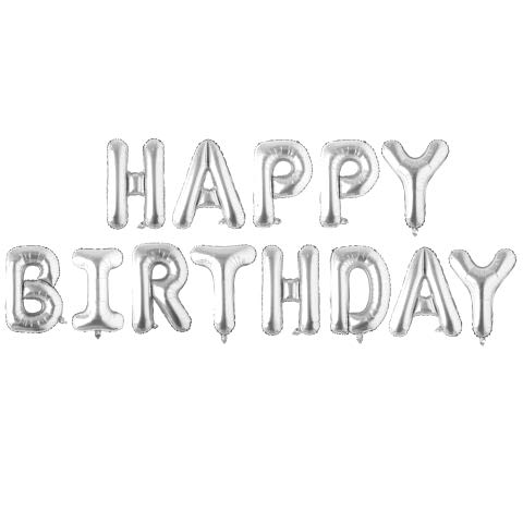 HAPPY BİRTHDAY GÜMÜŞ SET BALON