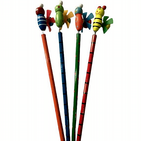 KARAKTER AHŞAP BAŞLIKLI KURŞUN KALEM