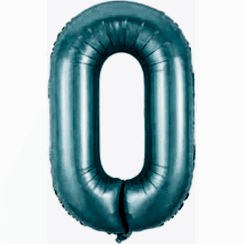 0- RAKAM 34 İNC MAVİ RENK BALON 76 CM
