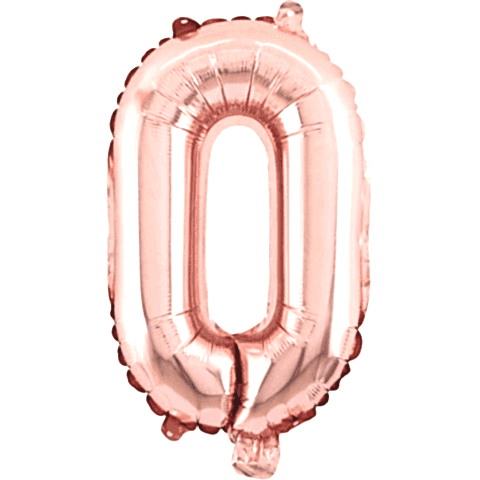 0- RAKAM 34 İNC ROSEGOLD RENK BALON 76 CM
