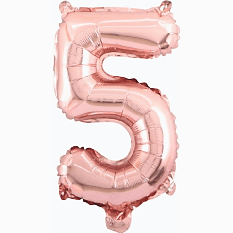 5- RAKAM 34 İNC ROSEGOLD RENK BALON 76 CM