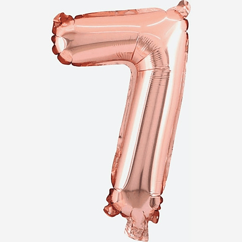 7- RAKAM 34 İNC ROSEGOLD RENK BALON 76 CM