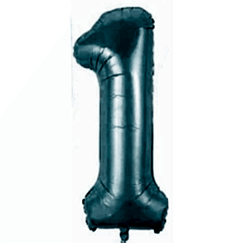 1- RAKAM 34 İNC MAVİ RENK BALON 76 CM