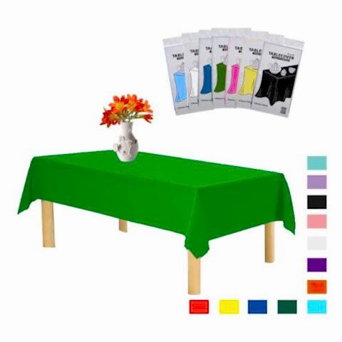 PLASTİK YEŞİL MASA ÖRTÜSÜ 120*180cm