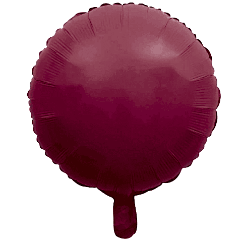 18 İNC YUVARLAK MAKARON PEMBE FOLYO BALON 43*43