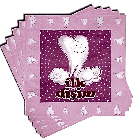 20 Lİ İLK DİŞ PEMBE PEÇETE