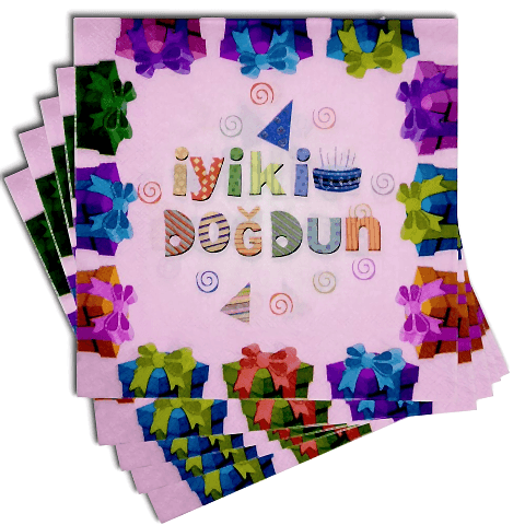 20 Lİ İYİKİ DOĞDUN PEMBE PEÇETE