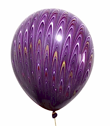 TAVUS KUŞU MOR LATEKS BALON