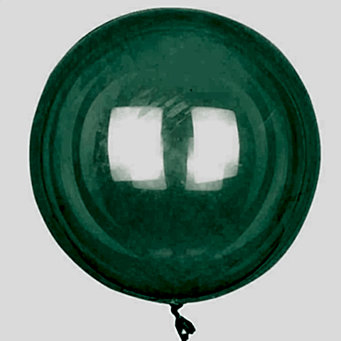 24 İNÇ ŞEFFAF YEŞİL BOBO BALON