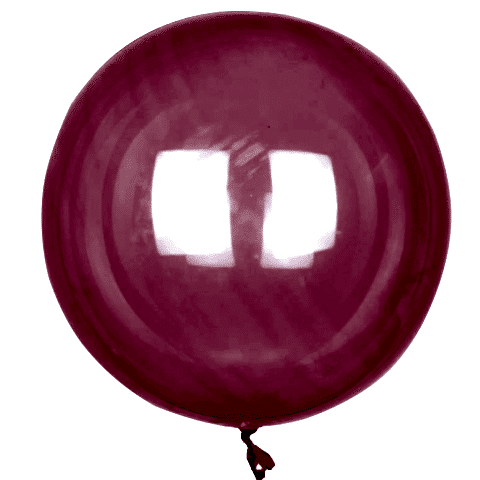 24 İNÇ ŞEFFAF KIRMIZI BOBO BALON