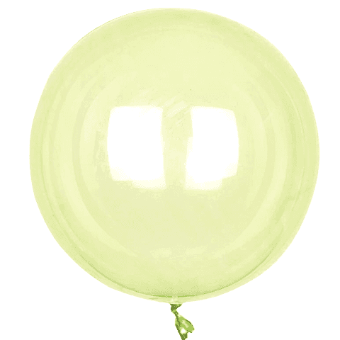 36 İNÇ ŞEFFAF SARI BOBO BALON
