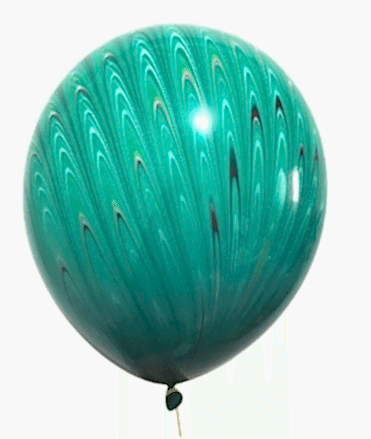 TAVUS KUŞU YEŞİL LATEKS BALON