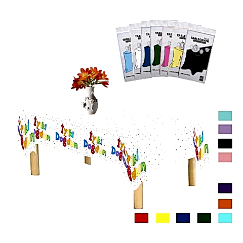 PLASTİK İYİKİ DOĞDUN BASKILI MASA ÖRTÜSÜ 120*180cm