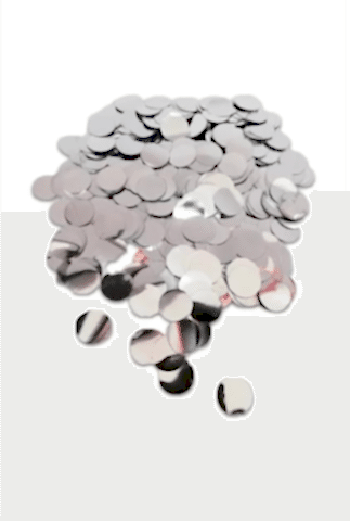 METALİZE BALON İÇİ GÜMÜŞ PUL