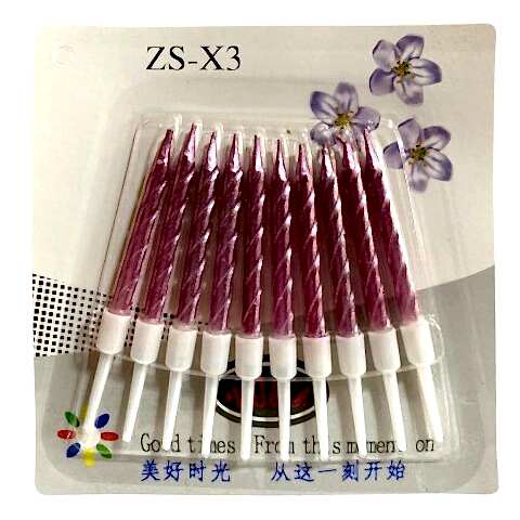 10 LU BURGULU PEMBE MUM 7.5CM PK:14 KL:420