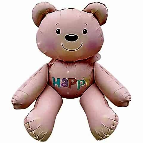 OTURAN AYI PEMBE FOLYO BALON 77*70