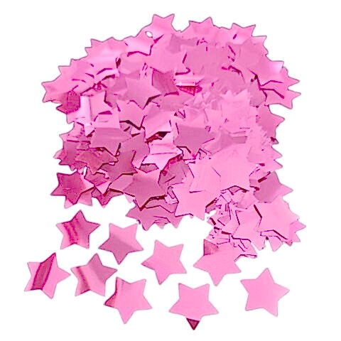 METALİZE BALON İÇİ YILDIZ PEMBE PUL