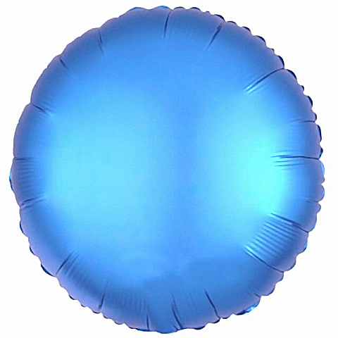 18 İNC YUVARLAK AÇIK MAVİ RENK FOLYO BALON 43*43