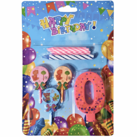 AYICIKLI PEMBE 0 RAKAM MUM