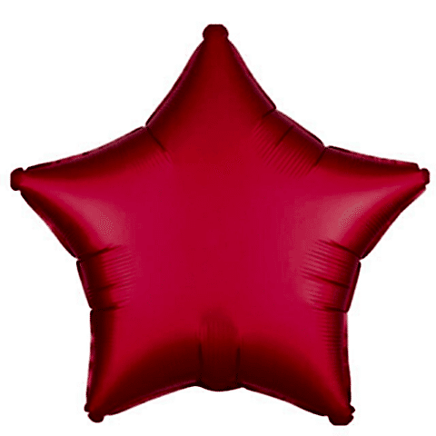 18 İNC YILDIZ KIRMIZI RENK FOLYO BALON