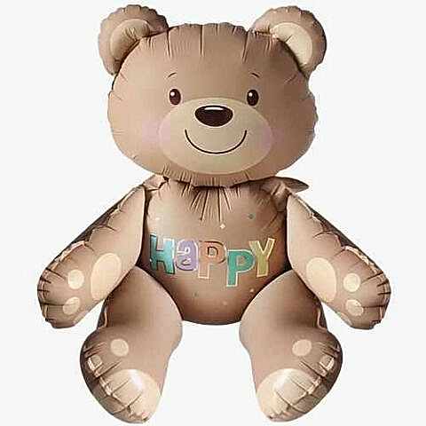 OTURAN AYI KARAMEL FOLYO BALON 77*70