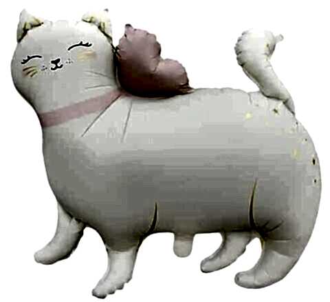 AYAKLI KEDİ FOLYO BALON 68*62,5