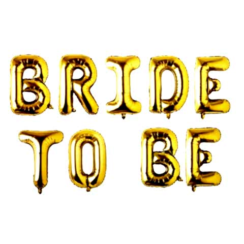 DÜZ BRİDE TO BE GOLD SET BALON