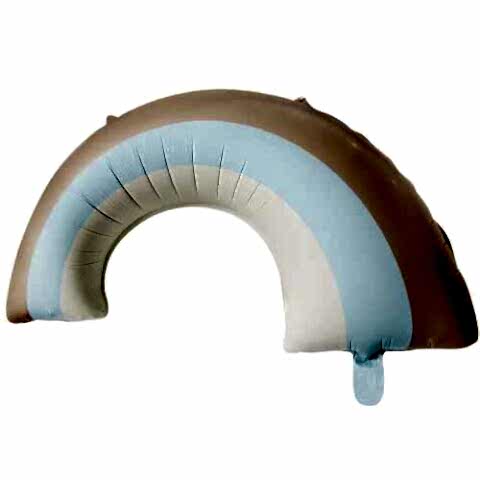 RETRO GÖKKUŞAĞI MAVİ FOLYO BALON 82*53,5