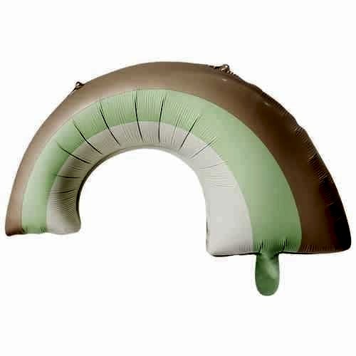 RETRO GÖKKUŞAĞI YEŞİL FOLYO BALON 82*53,5