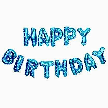 HAPPY BİRTHDAY MAVİ SET BALON