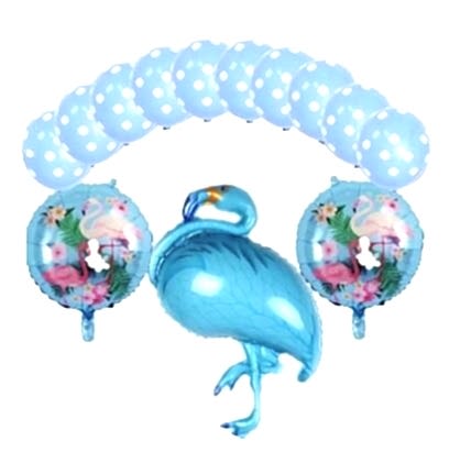 FLAMİNGO MAVİ (LATEX) SET BALON
